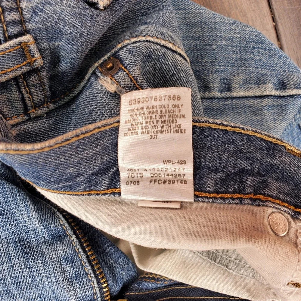 Vintage 514 Jeans Men's Size 32x32 Blue Slim Straight Y2K